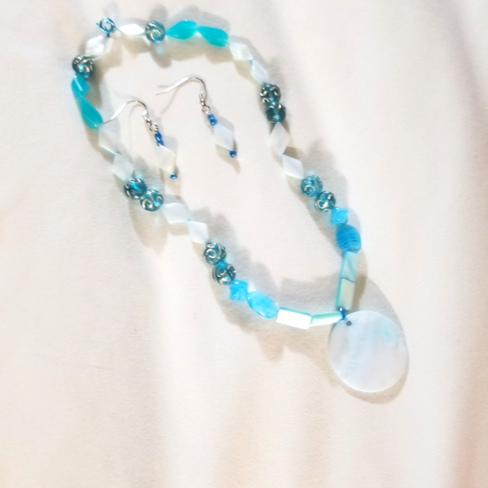 Handmade necklace & earrings